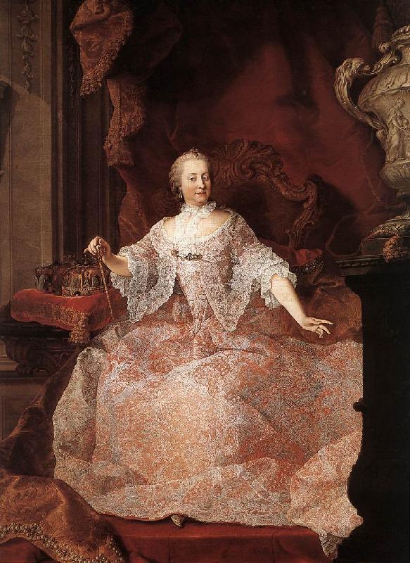 MEYTENS, Martin van Empress Maria Theresa ga oil painting image